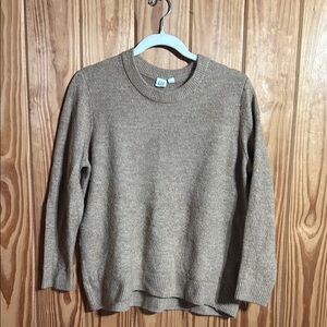 Gap tan long sleeve sweater size juniors large
